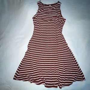 Flowy Stripped Dress Stretchy